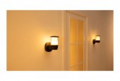 Aplica LED pentru exterior inteligenta WiZ Elpas, Wi-Fi, Bluetooth, 8.5W, 950 lm, lumina alba si colorata (2700K-5000K), RGB, IP44