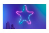 Banda LED RGB inteligenta Gradient neon WiZ, Wi-Fi, 24W, lumina colorata, 3m,