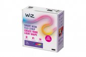 Banda LED RGB inteligenta Gradient neon WiZ, Wi-Fi, 24W, lumina colorata, 3m,