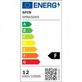 Bec LED cu senzor miscare microunde, model glob A60, 12W=100W, 6400k, lumina rece