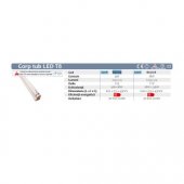 Corp Led T8, 9W=18W, 6400K, lumina rece
