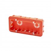 Doza aparat Gewiss, 6 module GW24406 - montaj sub tencuiala