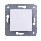 Intrerupator dublu 10A, Legrand Niloe Ivoar 664606
