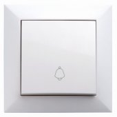 Intrerupator Revenire Spin Top, Alb