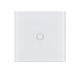 Intrerupator touch simplu + telecomanda RF, alb