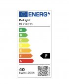 LUSTRA LED 40W CU 6 BRATE 3 CULORI+IR 610x90mm