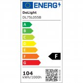 LUSTRA LED PATRATE 104W CU 5 BRATE 3 CULORI+IR 610x90mm
