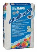 Mapei Adesilex P9-Adeziv gresie portelanata si piatra, fara alunecare verticala, gri 25kg/sac