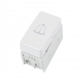 Mod Intrerupator modular sonerie ,alb - 1 modul