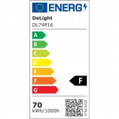 Panou Led Aplicat Back-light 70W, 6300 Lm, 595x595x40mm , lumina rece