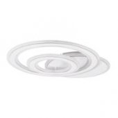  Plafoniera Alla LED 98W 3CCT cu telecomanda, alb,