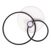 Plafoniera Horus LED 65W IP20, negru+auriu, Erste