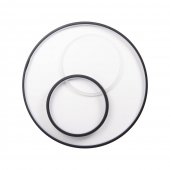 Plafoniera Isis LED 65W IP20, negru, Erste