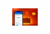 Plafoniera LED inteligenta WiZ SuperSlim, 14W, lumina alba reglabila, Neagra,