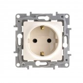 Priza Schuko 2P+T cu protectie, Legrand Niloe Ivoar 664629