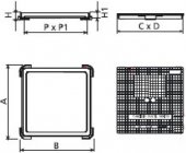 RAMA + CAPAC 100*100 CU INCHIZATOR