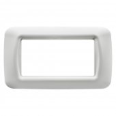 Rama ornament Gewiss GW22504, alb - 4 module