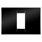 Rama Virna Gewiss GW22111, negru - 1 modul