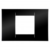 Rama Virna Gewiss GW22112, negru - 2 modul