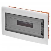 Tablou sigurante incastrat 18 module Gewiss cu bareta inclusa - GW40608BS