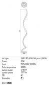 LAMPADAR TORSION  LED 24W 3000K BRONZE 