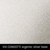 Vopsea decorativa Via Condotti, Ferrara Design, culoare argintie, pe baza de apa, pentru interior, 1 L